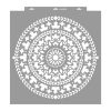 Mandala 12 stencil - Festő - 59x63 cm extra