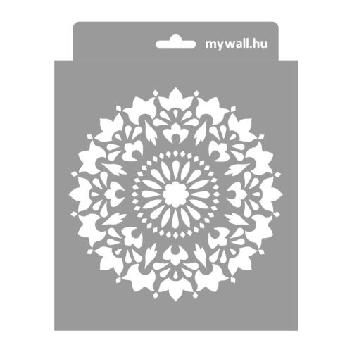 Mandala 12 painting stencil - 18x23 cm