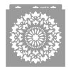 Mandala 12 painting stencil - 28x29 cm