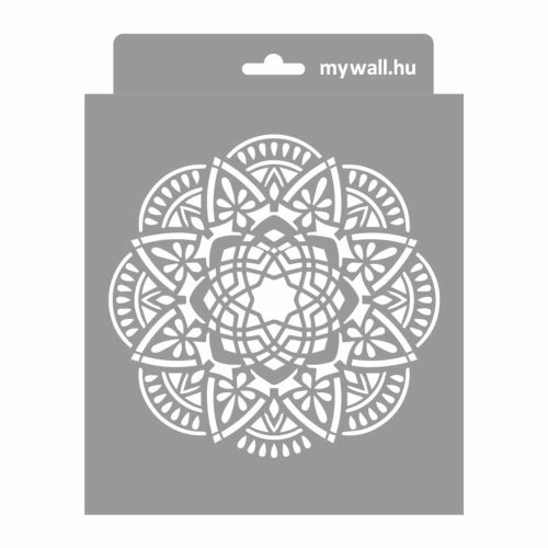 Mandala 13 stencil - Festő - 18x23 cm mini
