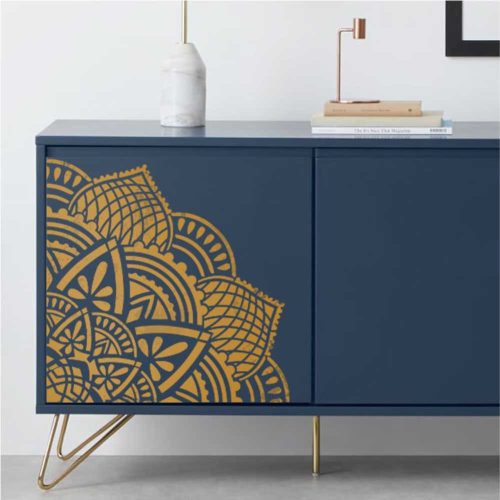 Mandala 13 stencil - 3D - 38x60 cm maxi