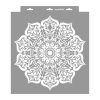 Mandala 14 stencil - Festő - 38x42 cm nagy
