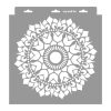 Mandala 14 painting stencil - 28x29 cm