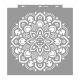 Mandala 01 stencil - Festő - 59x63 cm extra