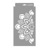 Mandala 01 stencil - Festő - 18x35 cm kicsi