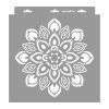 Mandala 01 3D stencil - 31x35 cm