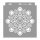 Mandala 01 stencil - Festő - 31x35 cm közepes