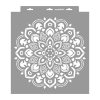 Mandala 01 stencil - 3D - 38x42 cm nagy 1