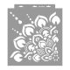 Mandala 01 painting stencil - 38x42 cm 02
