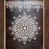 Mandala 04 stencil - Festő - 18x23 cm mini