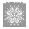 Mandala 04 painting stencil - 38x42 cm 02