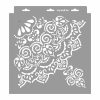Mandala 05 3D stencil - 31x35 cm 01