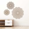 Mandala 06 stencil - 3D - 31x35 cm közepes