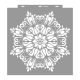 Mandala 09 painting stencil - 59x63 cm