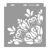 Mandala 09 3D stencil - 31x35 cm