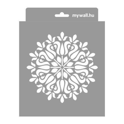 Mandala 09 painting stencil - 18x23 cm