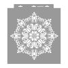 Mandala 09 painting stencil - 38x42 cm 01