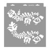 Magyar népmesék stencil - Festő - 31x35 cm közepes 1