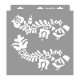 Magyar népmesék stencil - Festő - 31x35 cm közepes 1