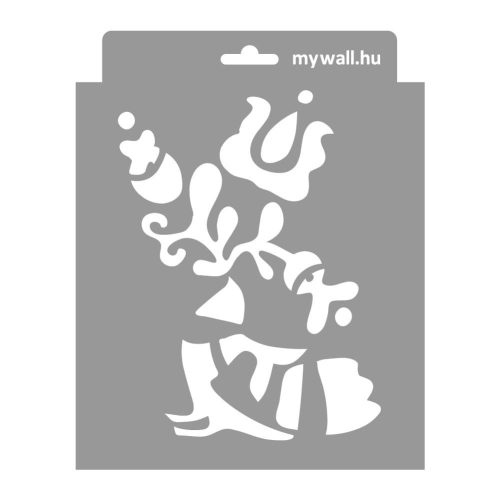 Magyar népmesék stencil - Festő - 18x23 cm mini