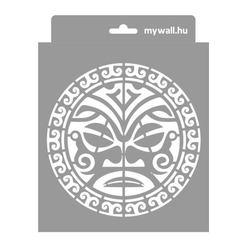 Maori 01 stencil - Festő - 18x23 cm mini