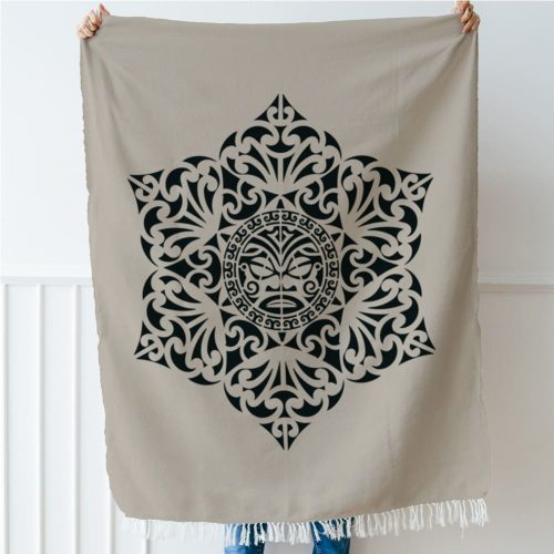 Maori 01 painting stencil - 28x29 cm