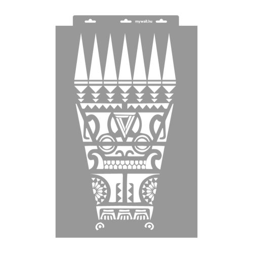 Maori 02 stencil - 3D - 38x60 cm maxi
