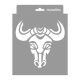 Maori 04 3D stencil - 18x23 cm