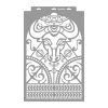 Maori 04 3D stencil - 38x60 cm