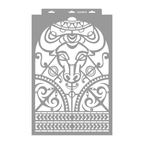 Maori 04 stencil - Festő - 38x60 cm maxi