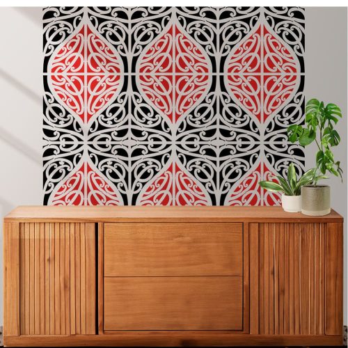 Maori 05 stencil - Festő - 38x60 cm maxi 2
