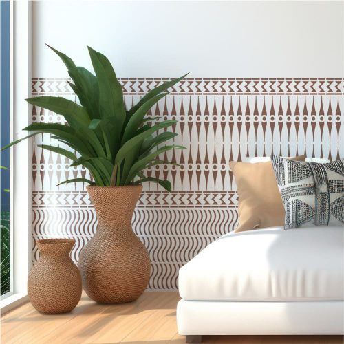 Maori 07 stencil - 3D - 38x60 cm maxi 1