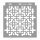 Moroccan 18 3D stencil - 28x29 cm