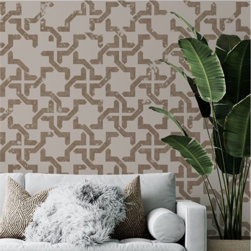 Marokkó 19 stencil - Festő - 38x42 cm nagy