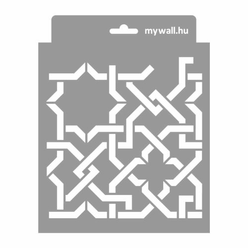 Moroccan 27 painting stencil - 18x23 cm