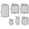 Moroccan 03 painting stencil - 38x42 cm 01