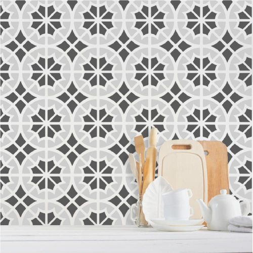 Marokkó 03 stencil - Festő - 38x42 cm nagy 2