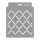 Moroccan 08 3D stencil - 18x23 cm