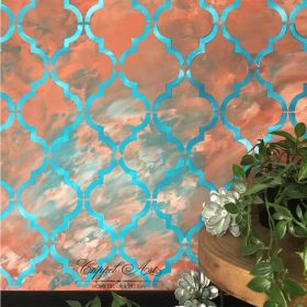 Moroccan 08 painting stencil - 18x23 cm