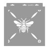 Bees painting stencil - 31x35 cm