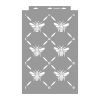 Méhek stencil - Festő - 38x60 cm maxi