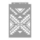 Mexican painting stencil - 38x60 cm 01