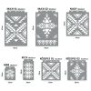 Mexican painting stencil - 38x60 cm 02
