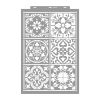Mirabella Tiles 3D stencil - 59x89 cm 01