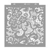 Mirabella Lace painting stencil - 59x63 cm 01
