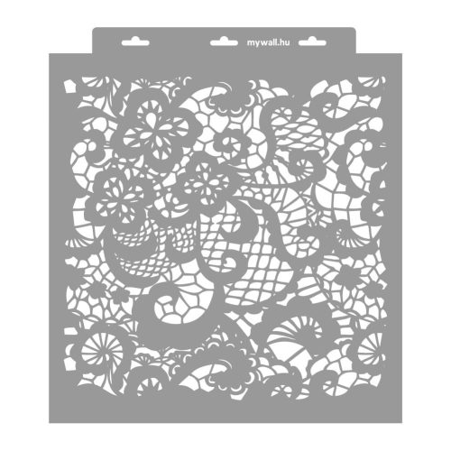 Mirabella Lace painting stencil - 38x42 cm 01