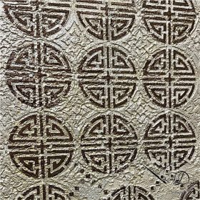   Mirabella Symbol of prosperity painting stencil - 38x42 cm 01