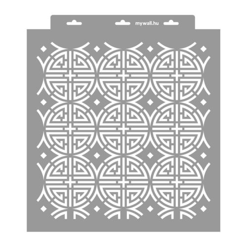 Mirabella Jólét szimbóluma stencil - Festő - 38x42 cm nagy 1