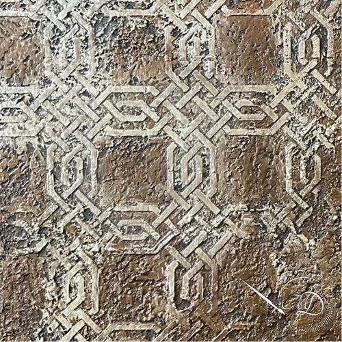 Mirabella Octagon 3D stencil - 38x42 cm 01