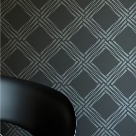 Modern rács stencil - Festő - 18x23 cm mini